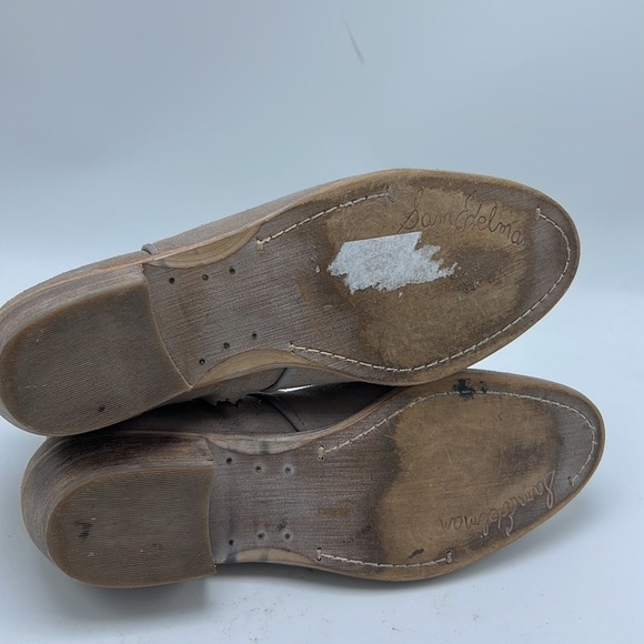 Sam Edelman taupe tan ankle boots size 6.5 - Picture 3 of 8